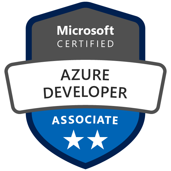Badge Microsoft : Azure Developer